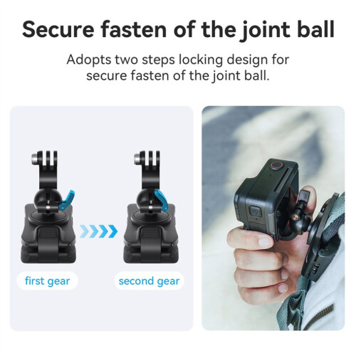 360 rotating backpack clip for 13 Action 4