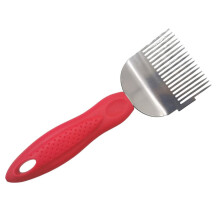 Uncapping forks, honey fork, needle cutter, scraper, beekeeping tool, red