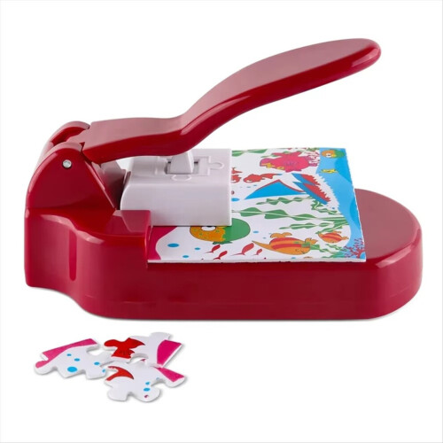 Puzzle machine, red, picture, photo cutter, puzzle maker 1