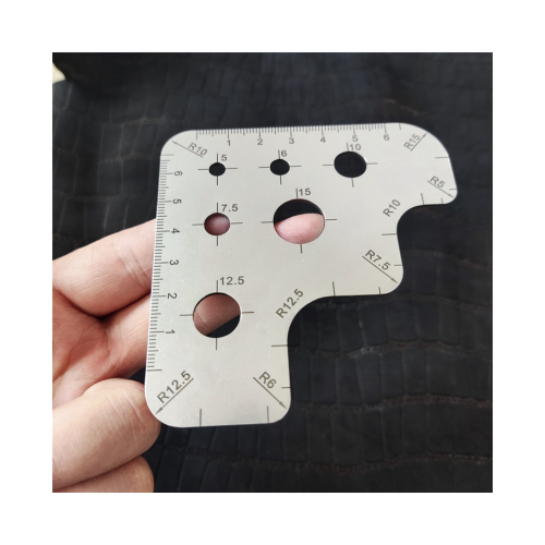 Leather cutting angle ruler, scale ruler, tool ruler, R-measuring device, arc ruler 2