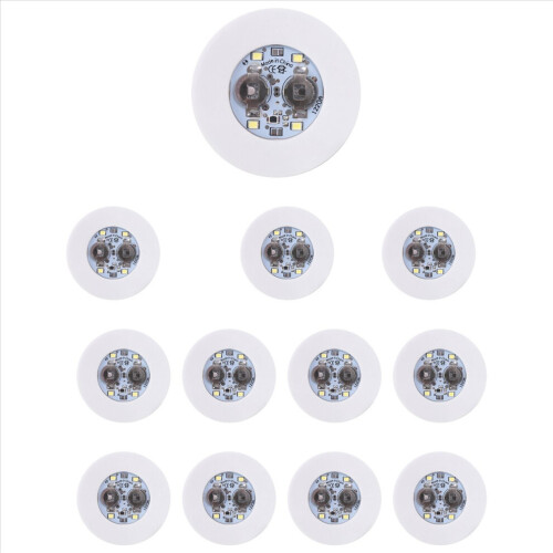 LED-underlägg, 12-pack med lysande underlägg, LED-flasklampor 1