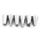 8-piece/set piping bag decorating tools reusable +6 nozzle set-A 4
