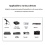 4-channel XLR cable, audio extension cable, stage extension cable, 10 m 3