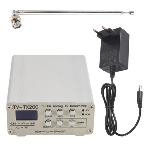 TV-TX200 VHF/UHF Analog-TV-Sender EU-Stecker 2