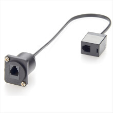 XLR-paneel/D-type paneelmontage Cat.3 RJ11/RJ9 4p4c-kabel