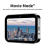 4K CCD digitale camera met touchscreen, wit 3
