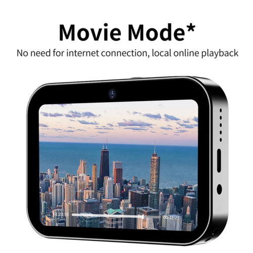 4K CCD digitale camera met touchscreen, wit 2