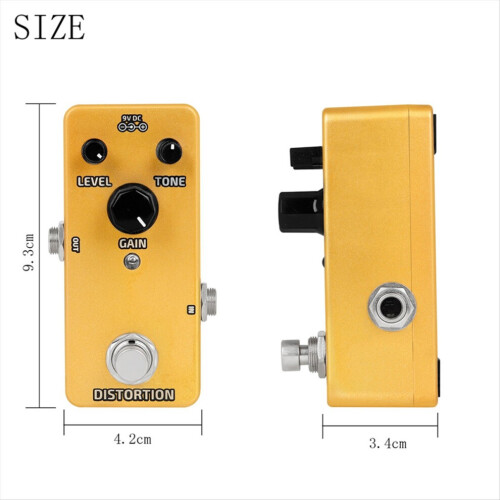 Effektpedal för elgitarr, gitarrkompressor, booster, distanspedal 2