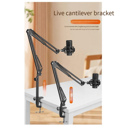 25 cm height extension microphone arm with table stand, C 2