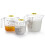 Measuring cup set, measuring cups for 3 for the kitchen, plastic set 3