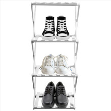 Schuhregal aus Bambus für den Eingangsbereich – schmaler Organizer für kleine Räume