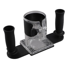 Additional support for edge trimming machines for woodworking