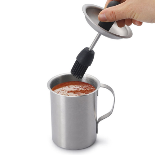 Grillgryta och borstset, utomhusmatlagning, grillverktyg 1