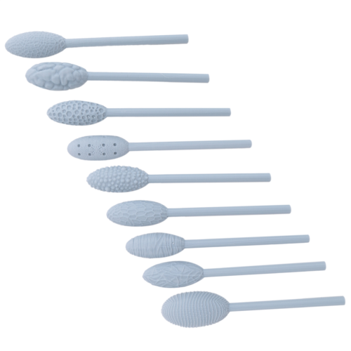 Texture tool sets for clay art, 9-piece, clay modeling pattern roller set 2