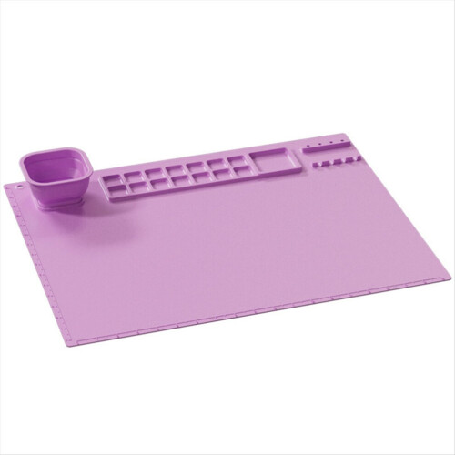 Silikon-Malpad, Pinselhalter, Bastel-Silikonpad