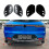 Car rear bumper splitter spoiler for carbon fiber pattern 2