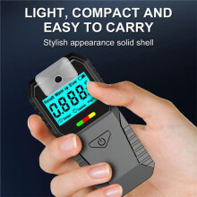 MR1102 Digital LED Breath Alcohol Tester Portable Vehicle-Mounted Breathalyzer for Drivers Portable Breath-Based Tester