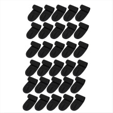 30er-Pack Spa-Stirnband, Kosmetikerin, Haarwickel für Frauen, Schwarz