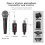 2.4GHz UHF wireless microphone system XLR microphone adapter 3