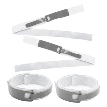 Foley catheter holder, urinary tract leg band holder, 4 pieces, elastic, grey