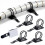 100 adjustable self-adhesive cable ties, cable clips 1