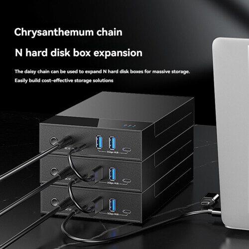 SATA drive docking station, external hard drive enclosure, EU plug 2
