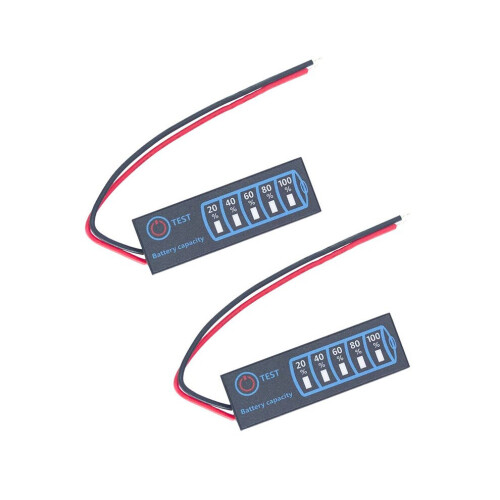 2 st batterinivåindikator 3S ternärt litiumbatteri litiumjärn 1