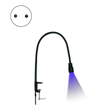 10W Desktop Light Eyelash Beauty Lamp, False Eyelash Extension UV Glue Curing Lamp, LED Phototherapy Lamp EU Plug