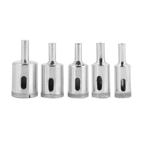 Diamond Coated Core Drill Bits 15Pcs 6-50mm for Tile Ceramic Glass Marble 1