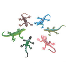 Set of 12 Soft Lizard Figurines