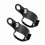 Motorcycle Turn Signal Bracket 2 Pack for 30-45mm Front Fork Scooter Black 1