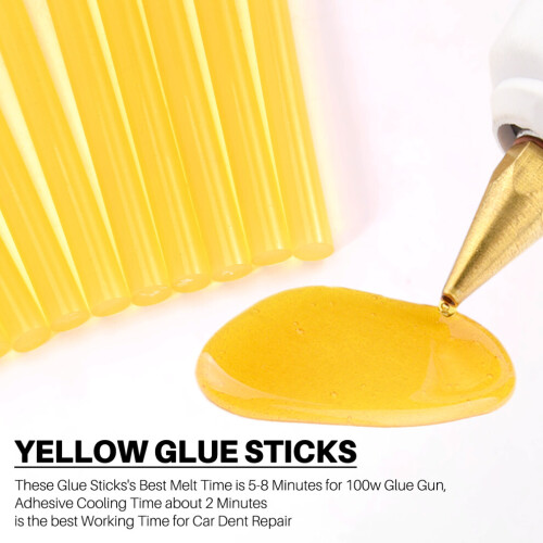 10x Limstift för bucklor - Gula 1