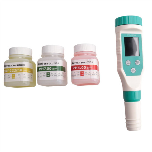 7-i-1 pH/Fritt klor/ORP/EC/TDS/Salt/Temp-PH-mätare 2