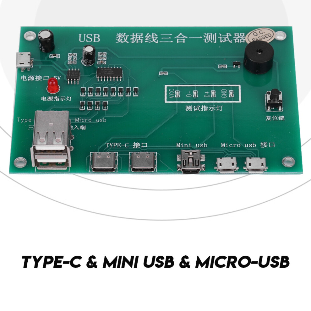 Precise Data Wire Test Fixture 3 Port Usb Tester 7340572106681