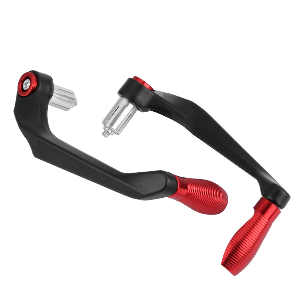 Motorcycle Brake Clutch Levers Protect Guard 22Mm Aluminum Pair Red 8701392640981