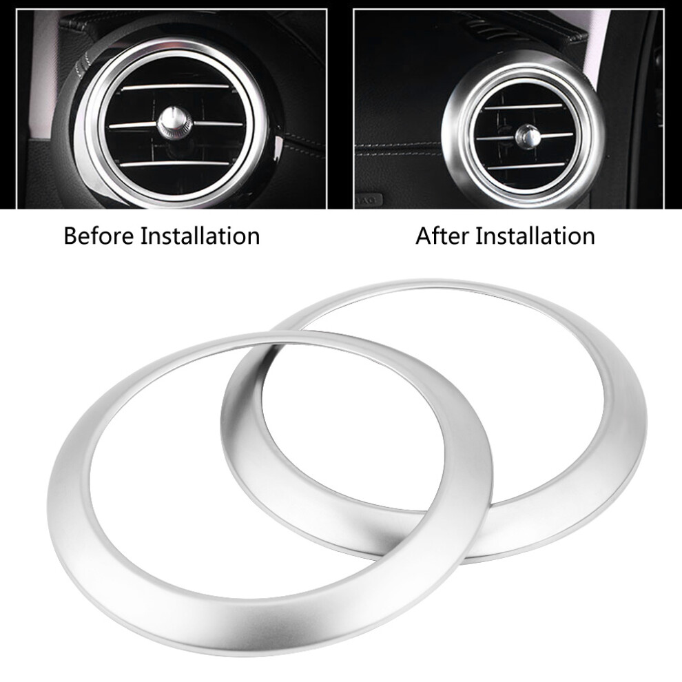 Mercedes Benz E Class W213 Air Vent Frame Cover 2 Pack Durable Plastic 7891392645893
