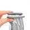 Adjustable silicone clip strainer for pots, pans and bowls 3