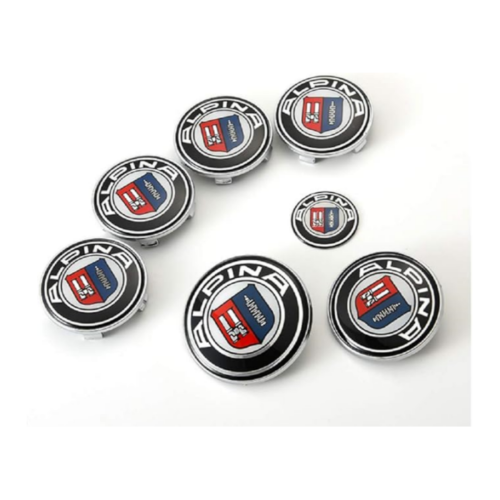 7 τεμάχια 82mm 73mm 68mm 45mm Εμβλήματα εμπρός/πορτμπαγκάζ/καλύμματα τιμονιού Κεντρικό κ