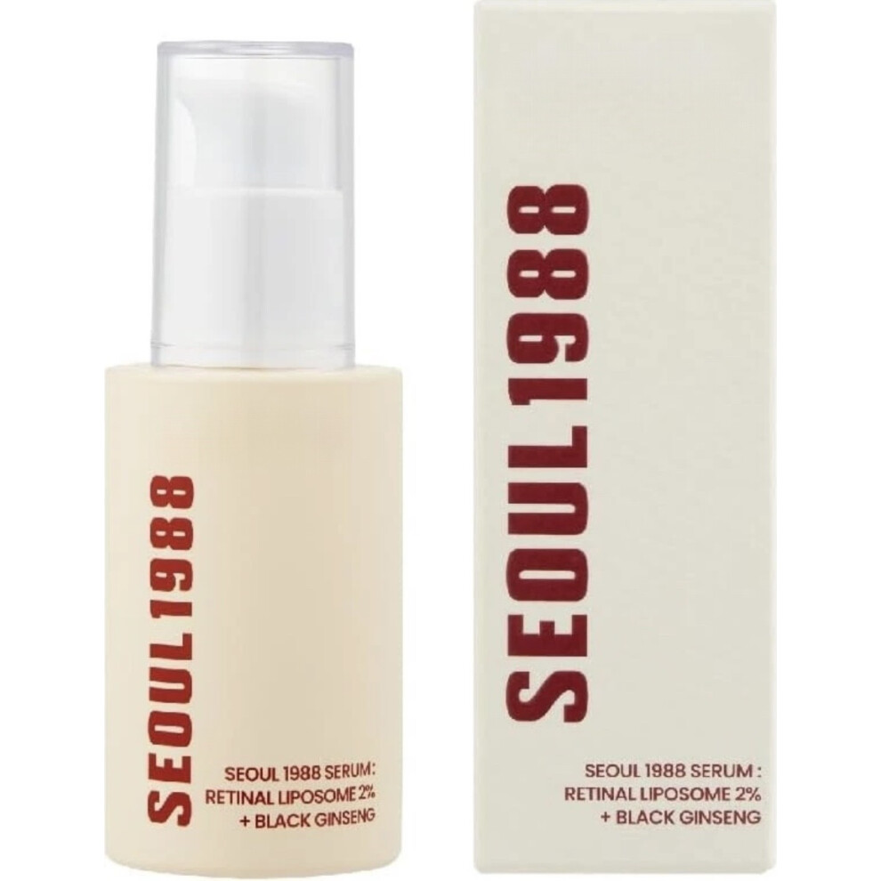 Ironhood Plus Black Ksecret Seoul 1988 Serum : Retinal Liposome 2% + Ginseng, 30Ml/1.01Fl.oz | 58% Ginseng Extract With Retinal, Bakuchiol, Vitamin