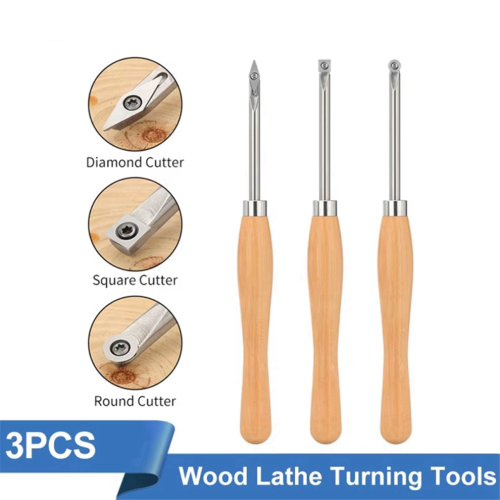 3-piece woodturning chisel set, woodturning tools 1