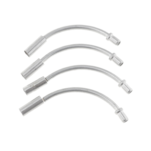 50 Pcs V Brake Noodle Linear Pull Brake Cable Guide Hose 90 Degree 1
