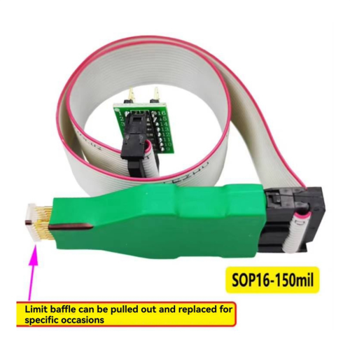 SOP16 150MIL Chip Download Burn-Write Test Tip met veernaald 2