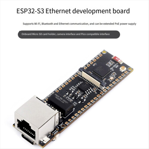 ESP32-S3 ETH-kamerautvecklingskort för Raspberry Pi Pico storlek, A 1