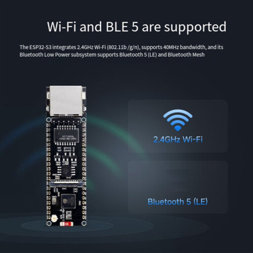 ESP32-S3 ETH-kamerautvecklingskort för Raspberry Pi Pico storlek, A 2