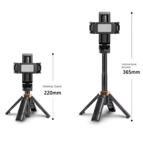 Selfiestick, uitschuifbare, draagbare standaard voor mobiele telefooncamera 1