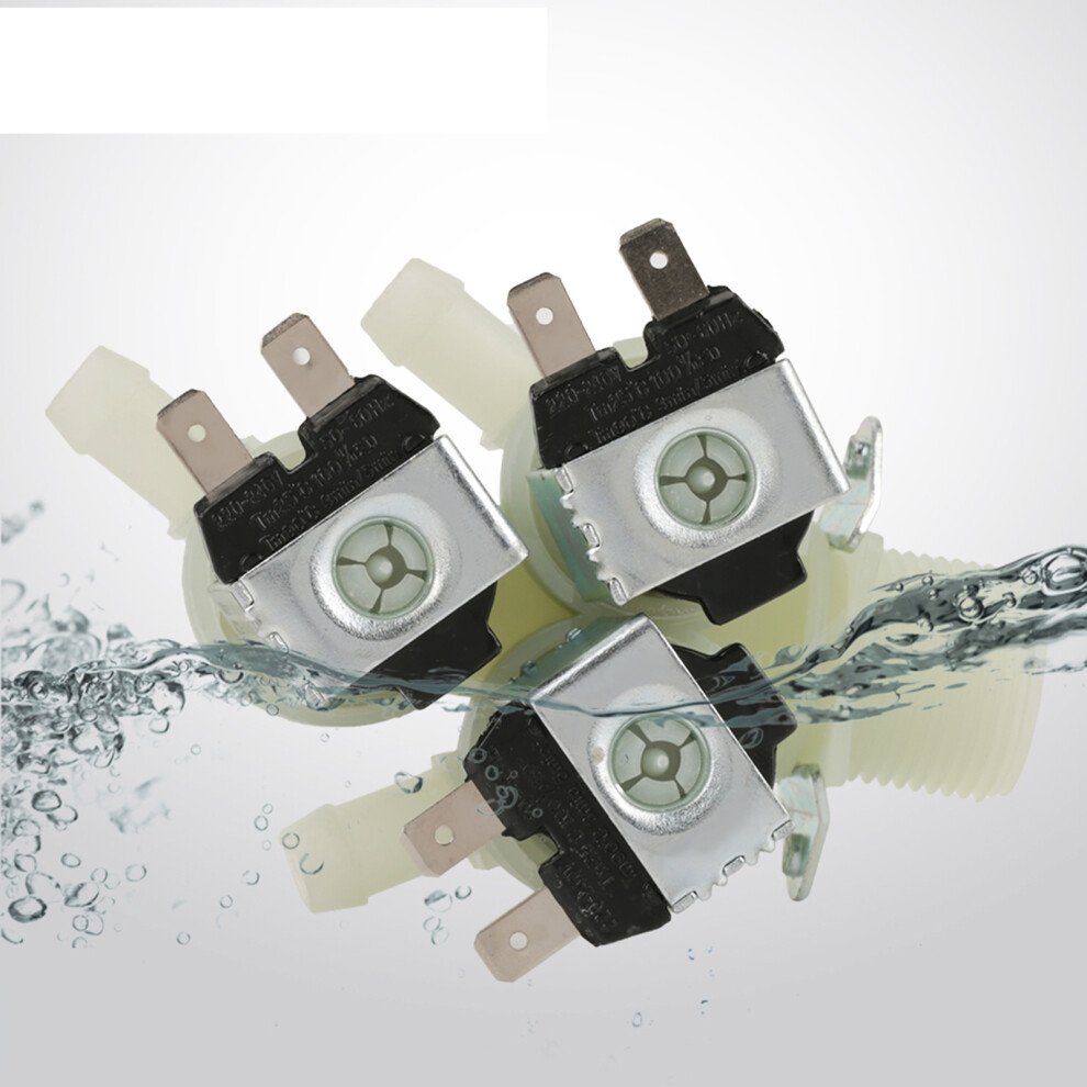3-Way Water Inlet Electric Solenoid Valve Ac 220V G3/4 With 12Mm Outlet 9401392669454