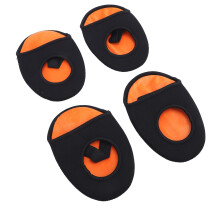 Cycling Shoe Toe Covers Thick Windproof Black Yellow for Mountain & Road Cycling