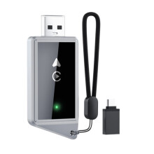 2-i-1 Trådlös CarPlay för Android Auto-Adapter BT5.2+2.4G 5.8G WIFI USB-Dongel  Box Konvertera Trådbunden CarPlay Till Trådlös