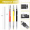 3-piece mechanical carpenter's pencil set with built-in sharpener A 3
