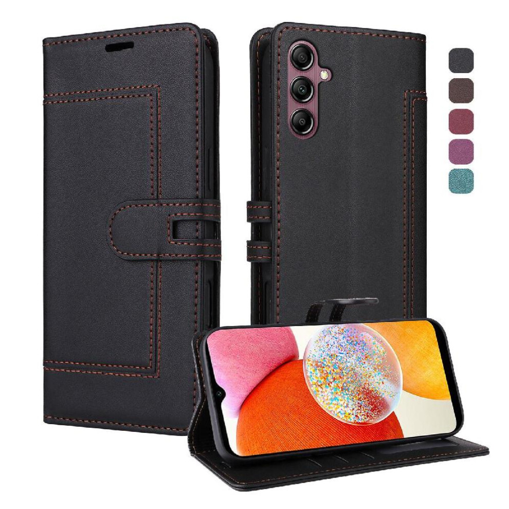 () Flip Case For Samsung Galaxy A54 5G Magnetic Buckle Closure Rfid Blocking Kickstand Card Slots Premium Pu Leather 764563246212